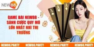 Game Bài New88 - Sảnh Cược Quy Mô Lớn Nhất Nhì Thị Trường
