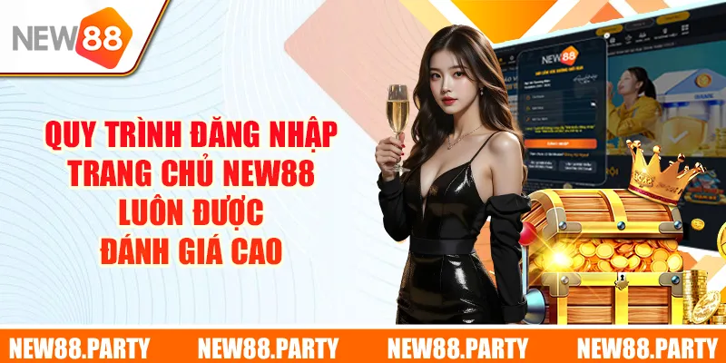 Quy trình đăng nhập trang chủ New88 luôn được đánh giá cao