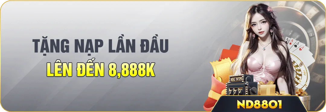 Tặng nạp lần đầu 8.888k